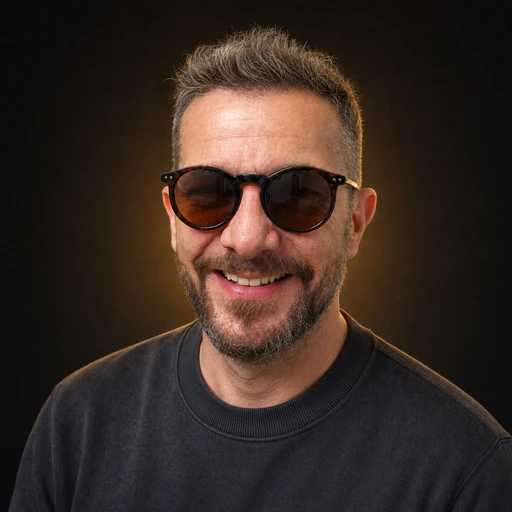 André mit Sonnenbrille
